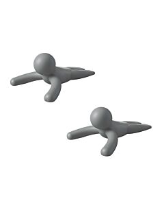 Umbra - Buddy Doorstop - Charcoal - Set of 2